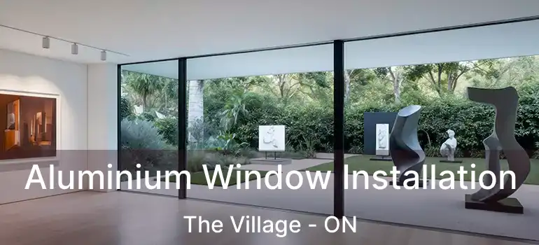 Aluminium Window Installation The Village - ON
