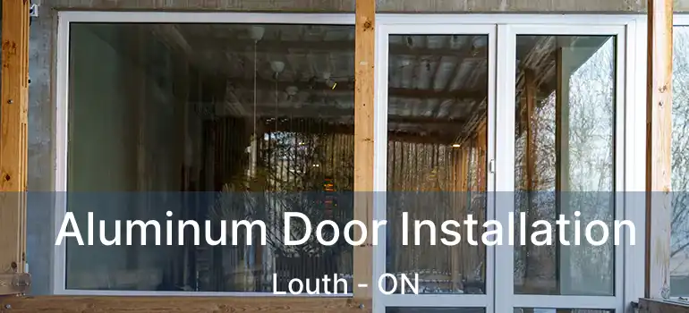  Aluminum Door Installation Louth - ON