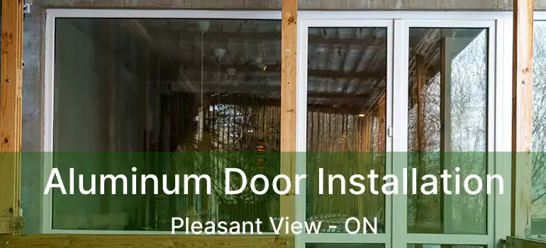 Aluminum Door Installation Pleasant View - ON