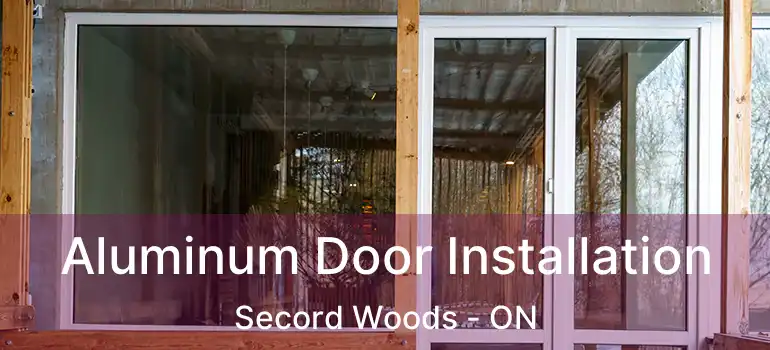  Aluminum Door Installation Secord Woods - ON