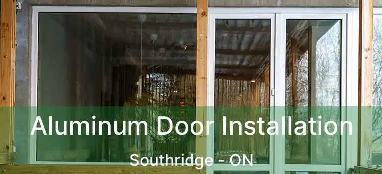  Aluminum Door Installation Southridge - ON