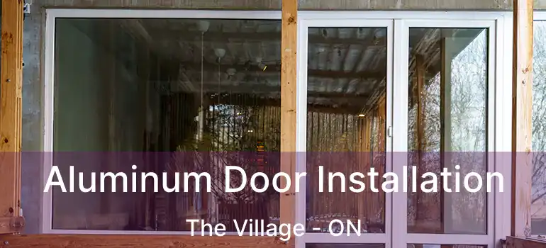 Aluminum Door Installation The Village - ON