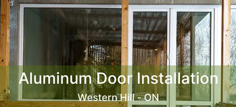  Aluminum Door Installation Western Hill - ON