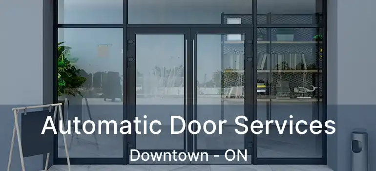  Automatic Door Services Downtown - ON