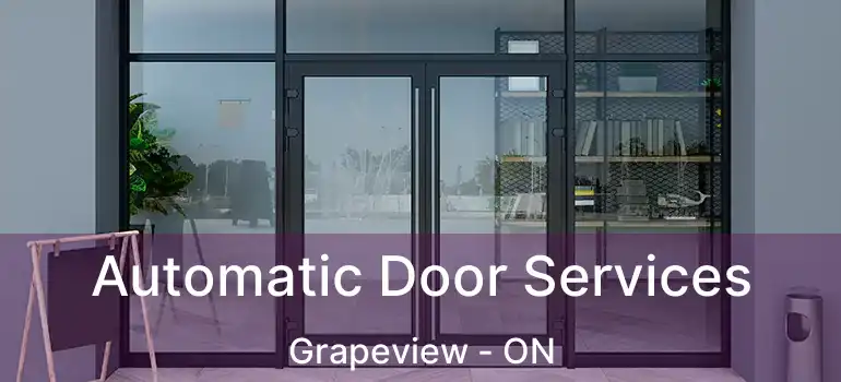 Automatic Door Services Grapeview - ON