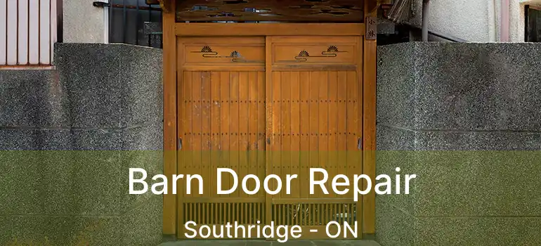  Barn Door Repair Southridge - ON