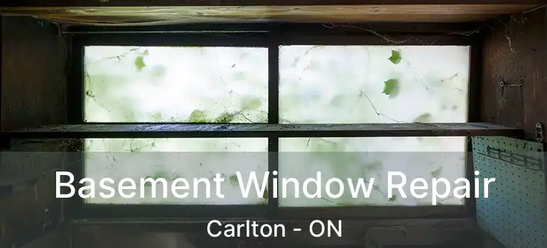  Basement Window Repair Carlton - ON