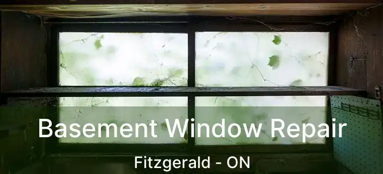 Basement Window Repair Fitzgerald - ON