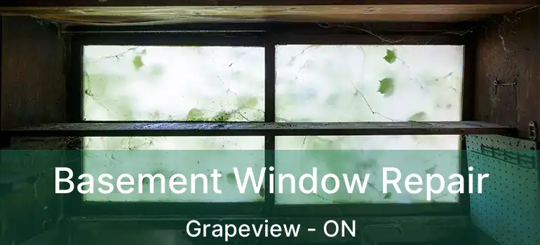  Basement Window Repair Grapeview - ON