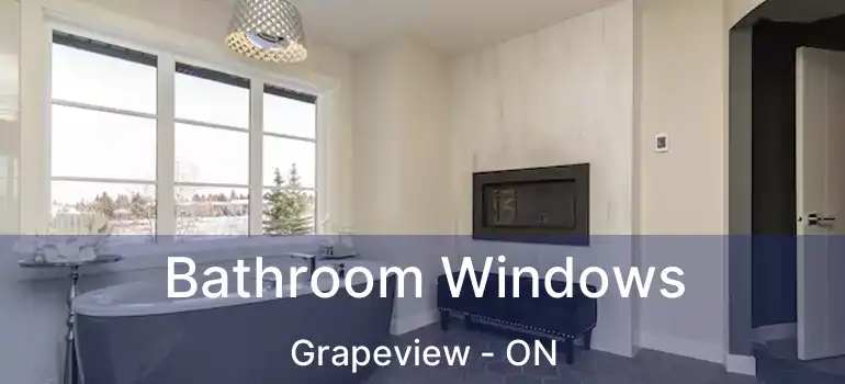 Bathroom Windows Grapeview - ON