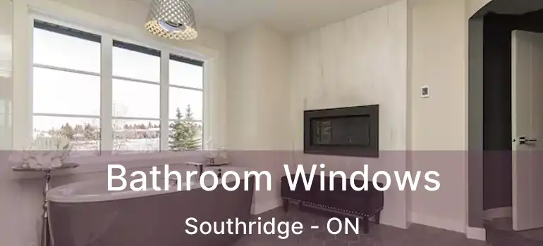 Bathroom Windows Southridge - ON