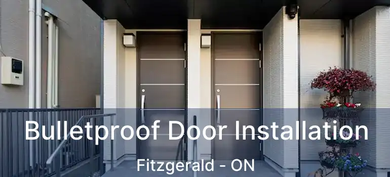  Bulletproof Door Installation Fitzgerald - ON