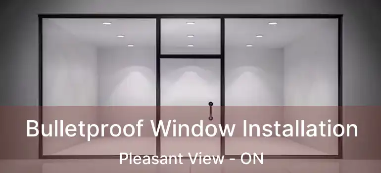  Bulletproof Window Installation Pleasant View - ON