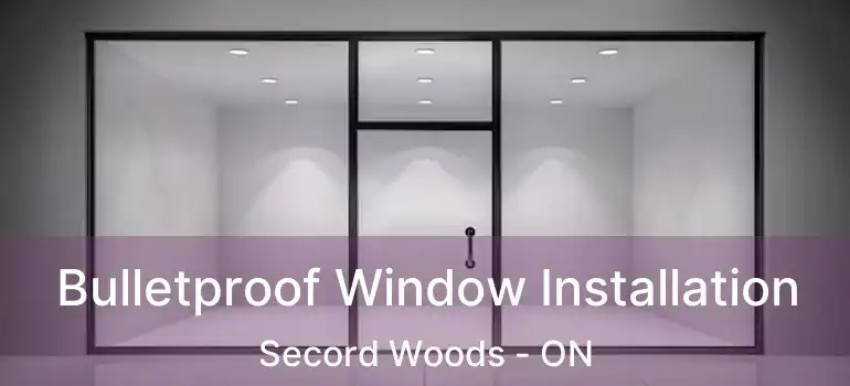 Bulletproof Window Installation Secord Woods - ON