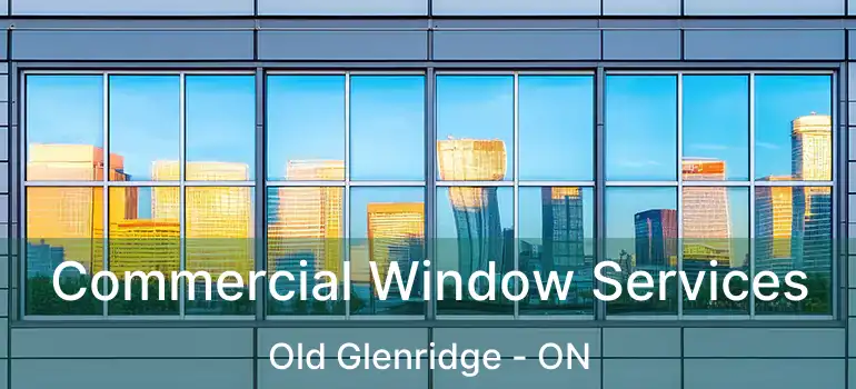  Commercial Window Services Old Glenridge - ON