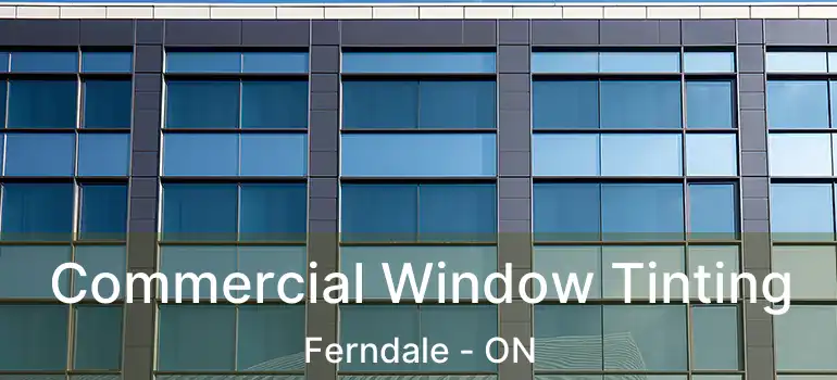  Commercial Window Tinting Ferndale - ON