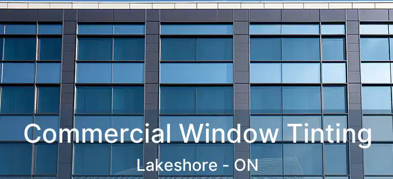 Commercial Window Tinting Lakeshore - ON