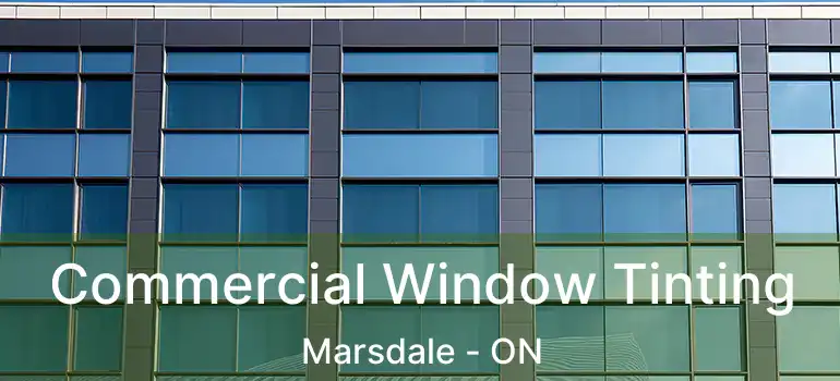  Commercial Window Tinting Marsdale - ON