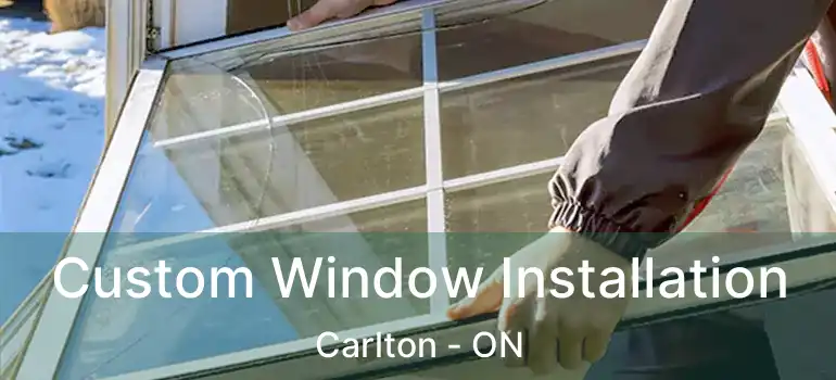  Custom Window Installation Carlton - ON