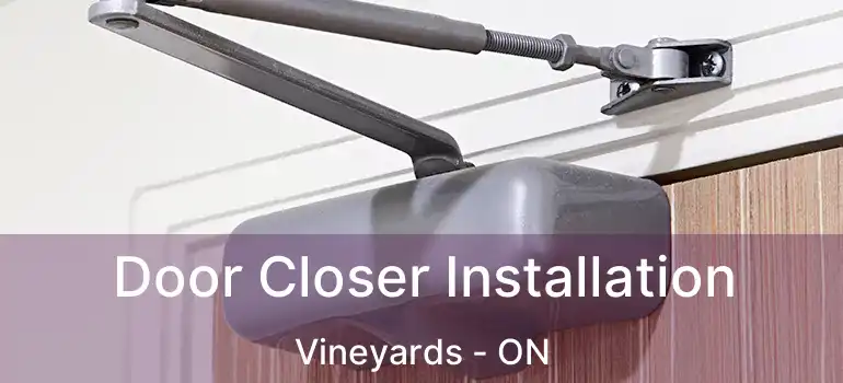 Door Closer Installation Vineyards - ON