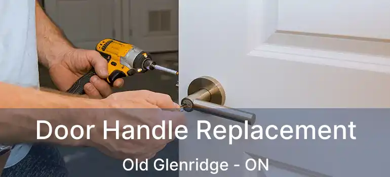 Door Handle Replacement Old Glenridge - ON