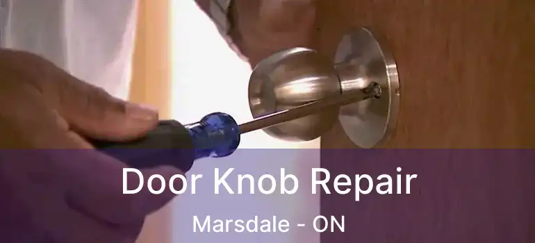 Door Knob Repair Marsdale - ON