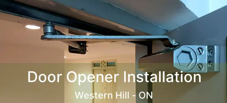  Door Opener Installation Western Hill - ON