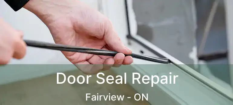 Door Seal Repair Fairview - ON