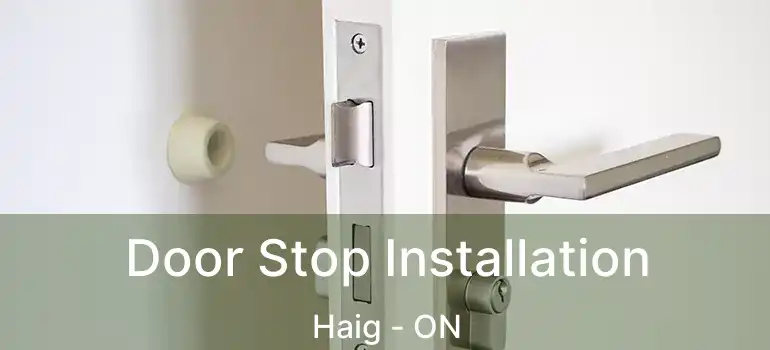  Door Stop Installation Haig - ON
