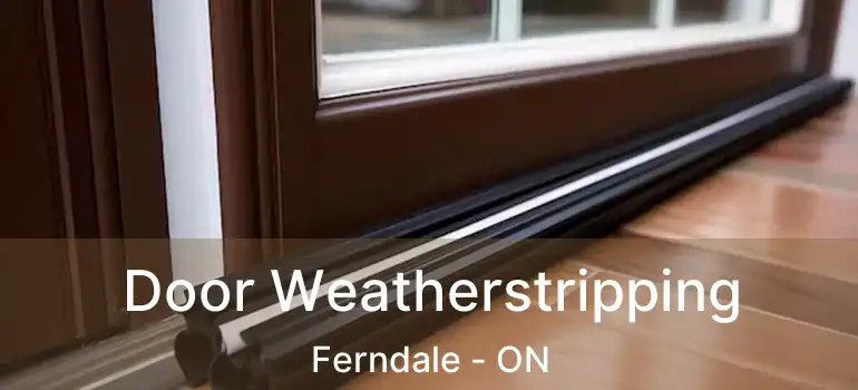  Door Weatherstripping Ferndale - ON