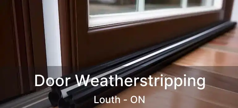 Door Weatherstripping Louth - ON