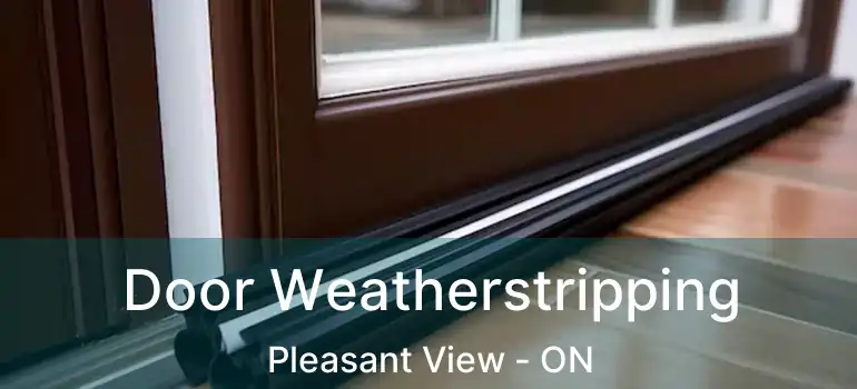 Door Weatherstripping Pleasant View - ON
