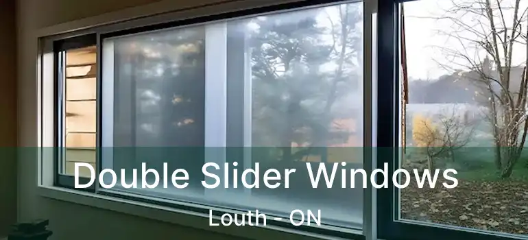  Double Slider Windows Louth - ON