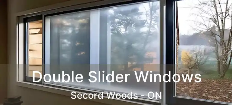 Double Slider Windows Secord Woods - ON