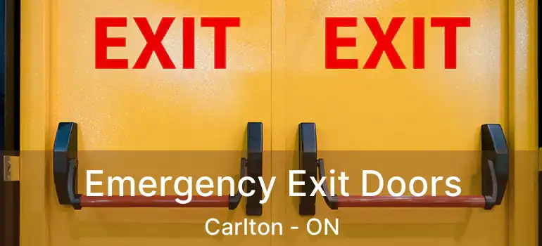 Emergency Exit Doors Carlton - ON