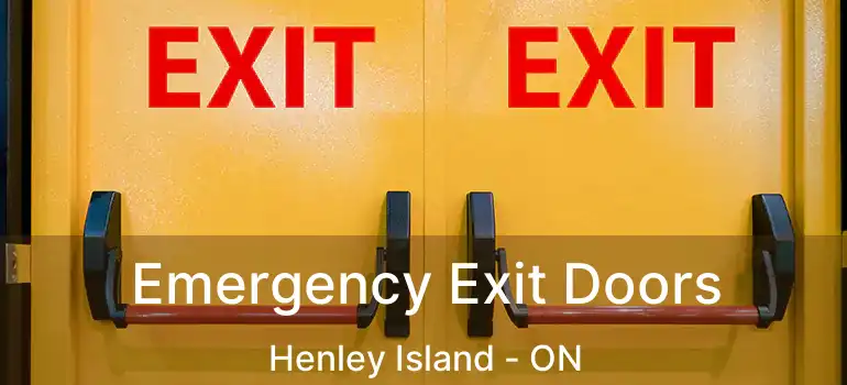  Emergency Exit Doors Henley Island - ON