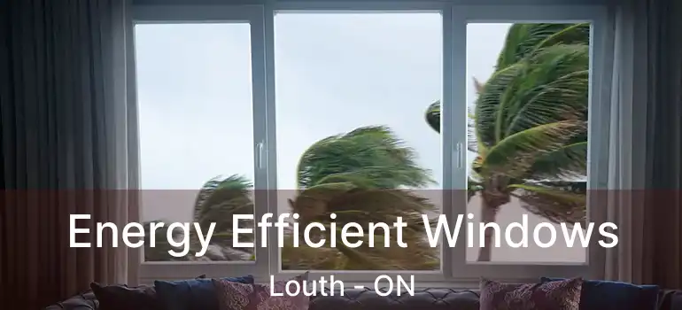 Energy Efficient Windows Louth - ON