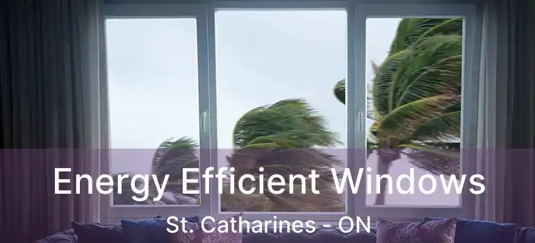  Energy Efficient Windows St. Catharines - ON