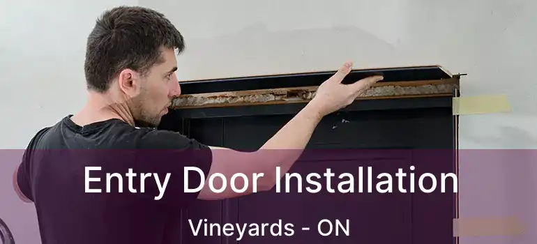  Entry Door Installation Vineyards - ON
