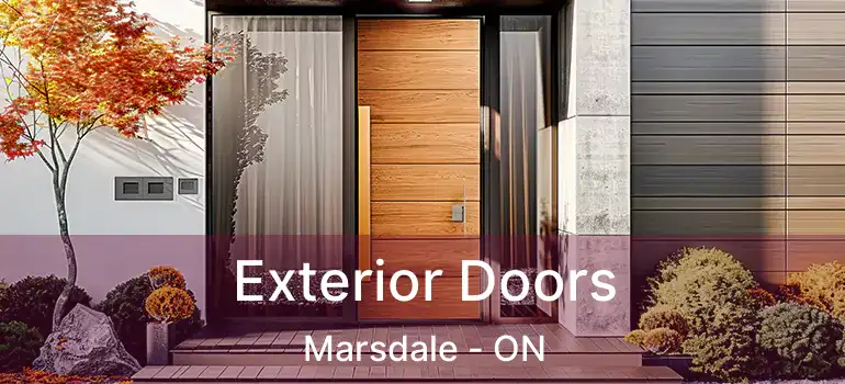 Exterior Doors Marsdale - ON