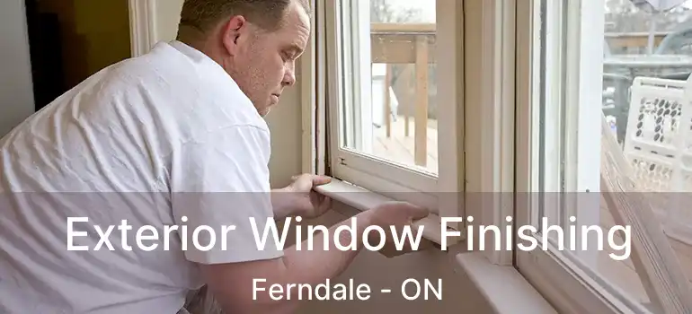 Exterior Window Finishing Ferndale - ON