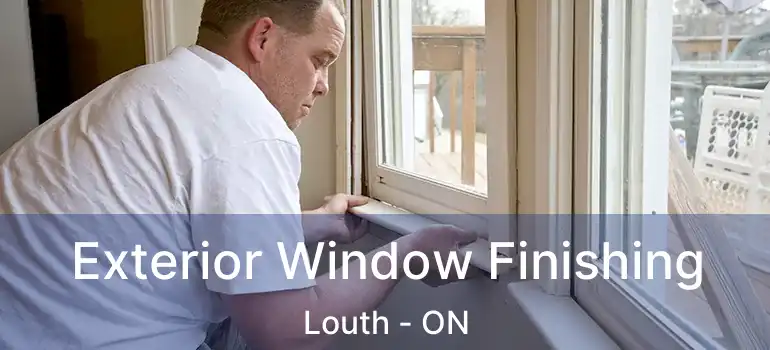  Exterior Window Finishing Louth - ON