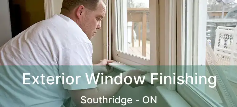 Exterior Window Finishing Southridge - ON