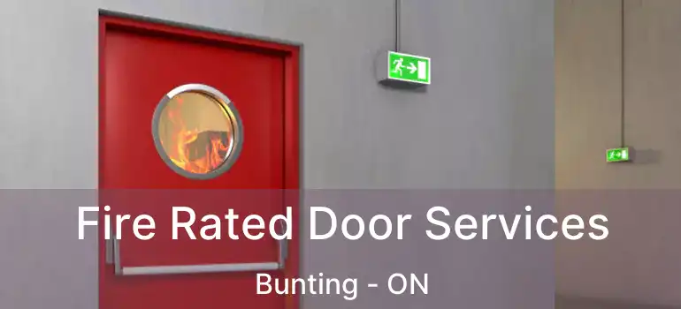  Fire Rated Door Services Bunting - ON