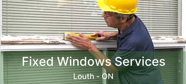  Fixed Windows Services Louth - ON