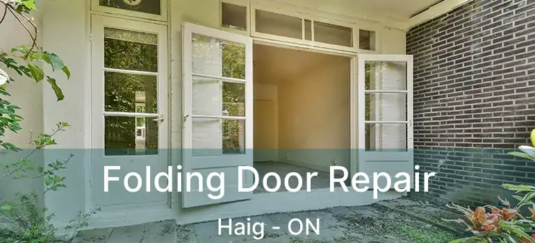 Folding Door Repair Haig - ON