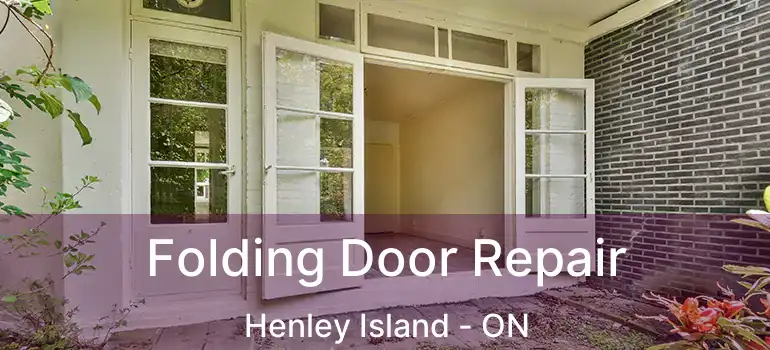 Folding Door Repair Henley Island - ON