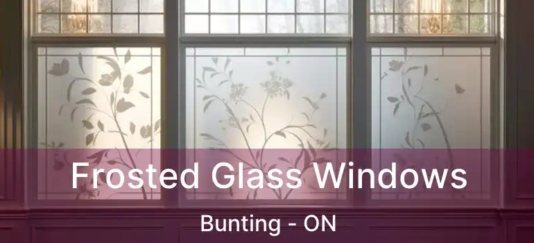 Frosted Glass Windows Bunting - ON