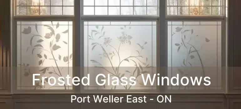 Frosted Glass Windows Port Weller East - ON