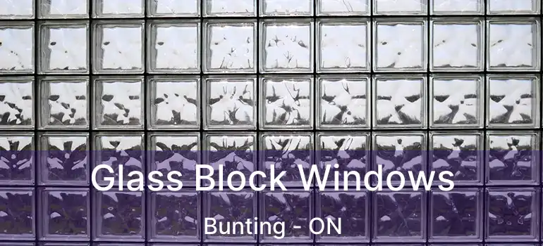  Glass Block Windows Bunting - ON